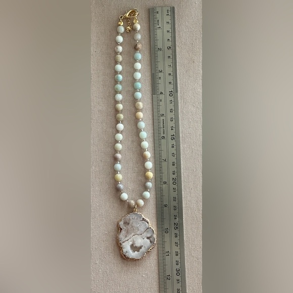 22 inch Morganite bead Necklace NWOT - Picture 11 of 14